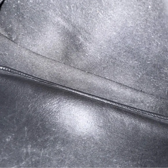 Vintage Coach Black Hippie Flap Saddle Crossbody Bag 9134 - Picture 13 of 13